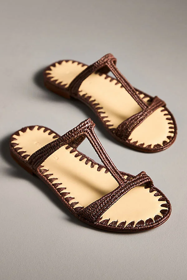 Tume Raffia Sandals - Image 2