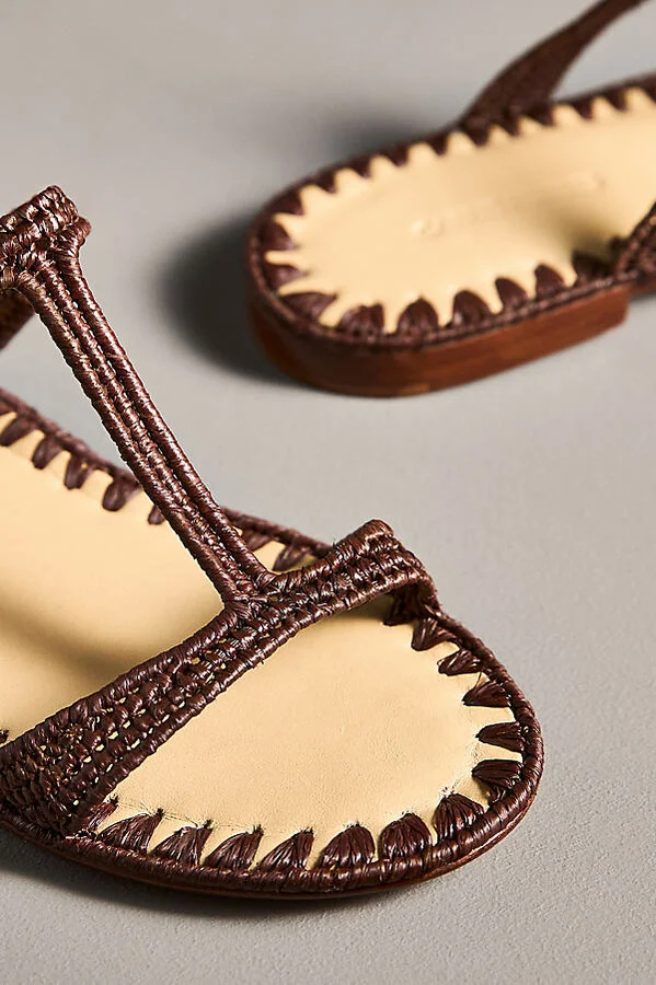 Tume Raffia Sandals - Image 3