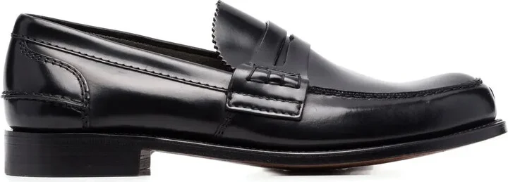 Tunbridge leather penny loafers