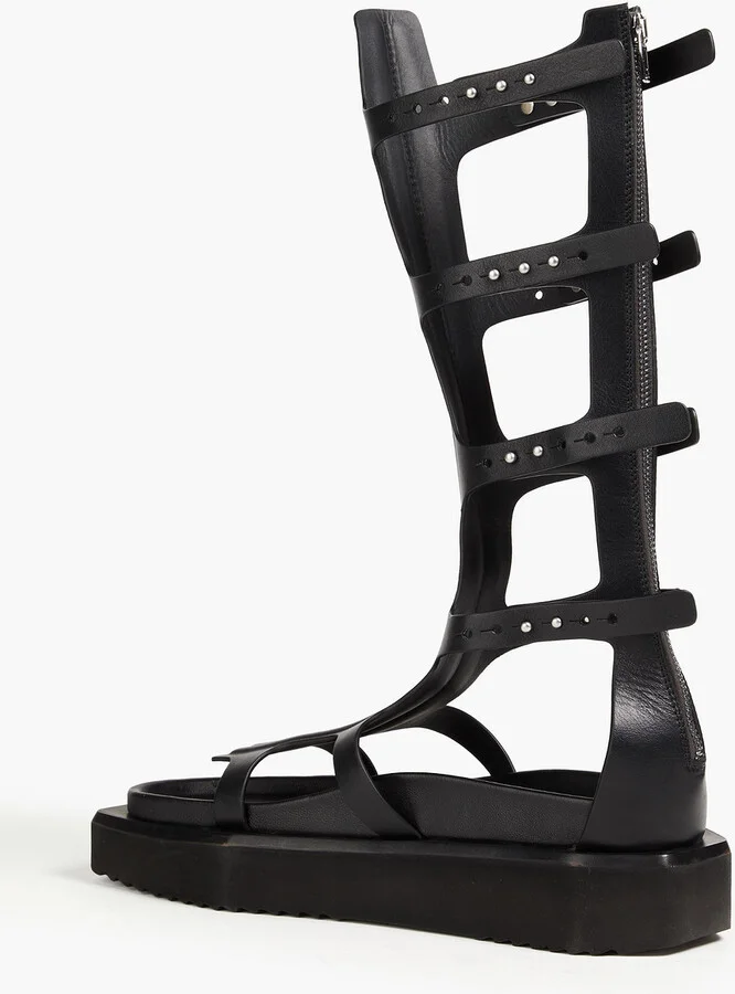 Turbo Cyclops leather platform sandals - Image 3