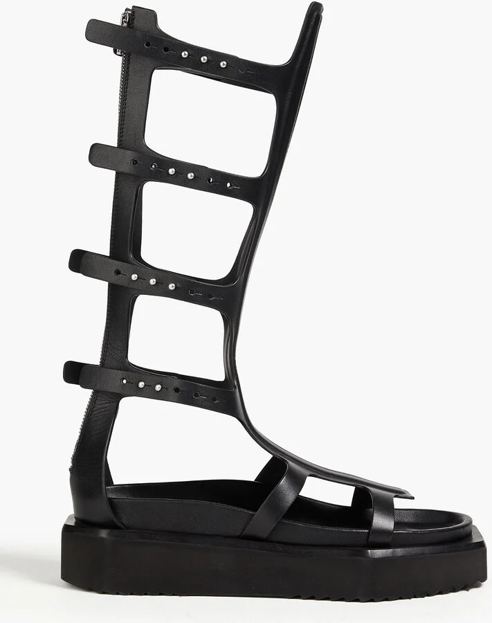 Turbo Cyclops leather platform sandals