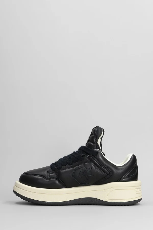 Turbowpn Ox Sneakers In Black Leather - Image 3