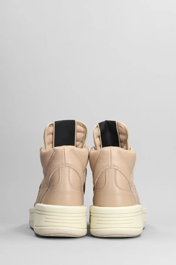 Turbowpn Sneakers In Beige Leather - Image 4