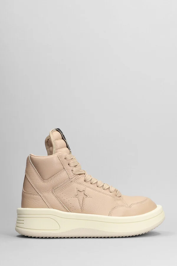 Turbowpn Sneakers In Beige Leather