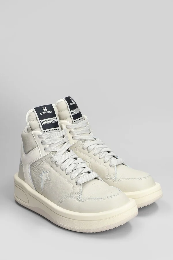Turbowpn Sneakers In Grey Leather - Image 2