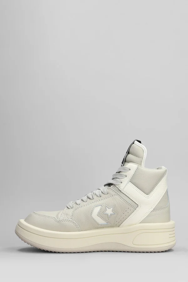 Turbowpn Sneakers In Grey Leather - Image 3