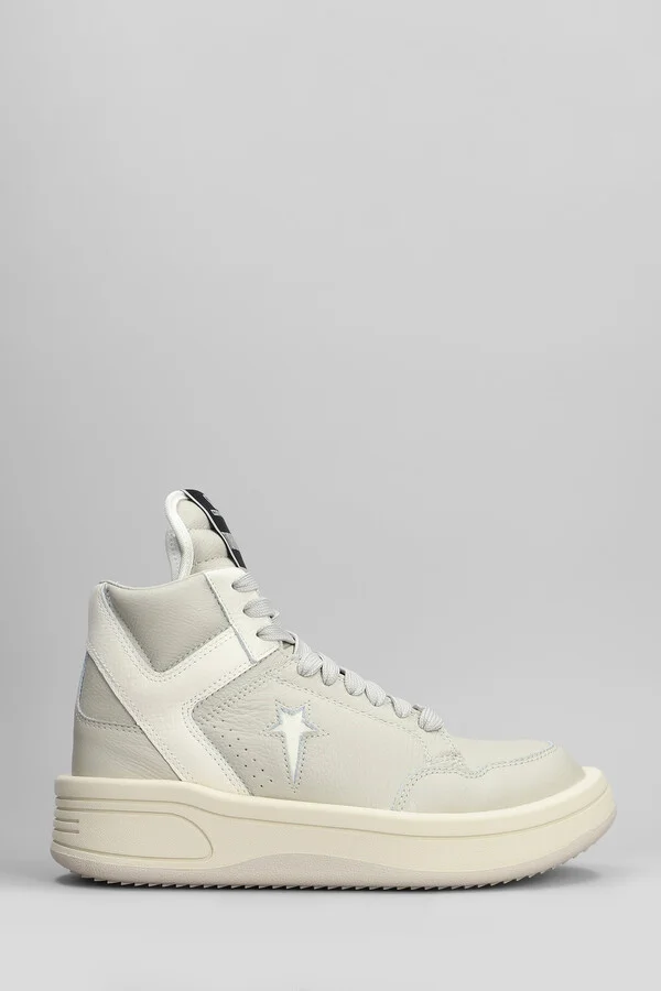 Turbowpn Sneakers In Grey Leather