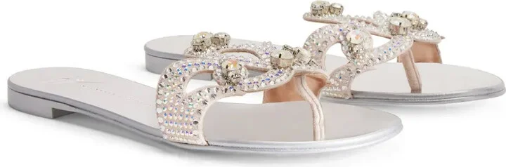 Turchesite flat suede sandals - Image 2