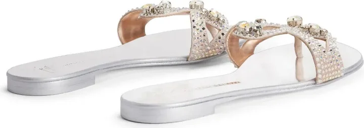Turchesite flat suede sandals - Image 3