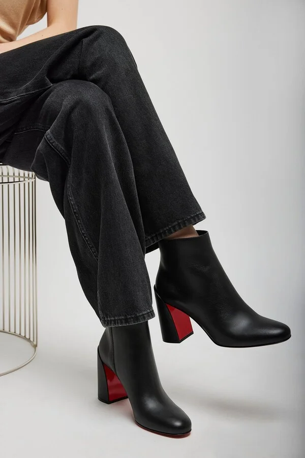 Turela 85 black leather boots - Image 2