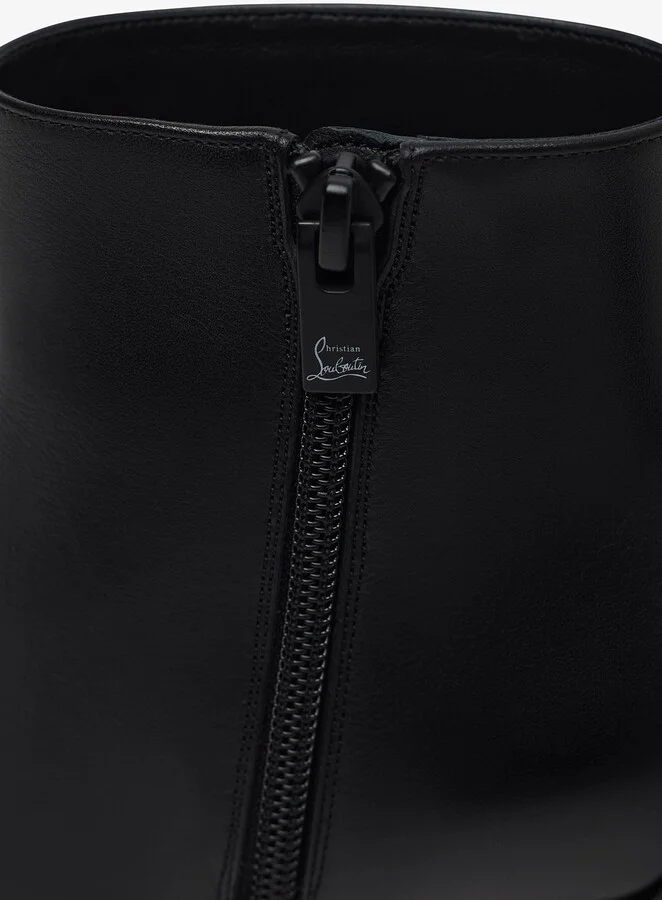 Turela 85 black leather boots - Image 5