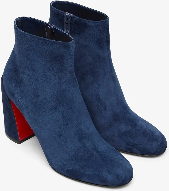 Turela dark blue suede boots - Image 4