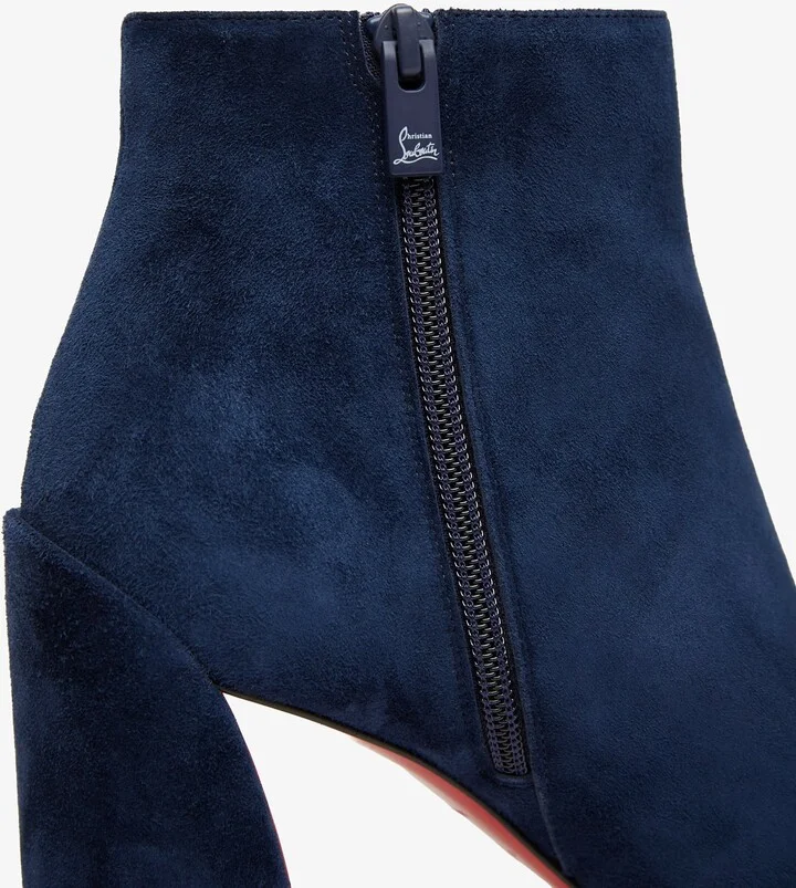Turela dark blue suede boots - Image 5