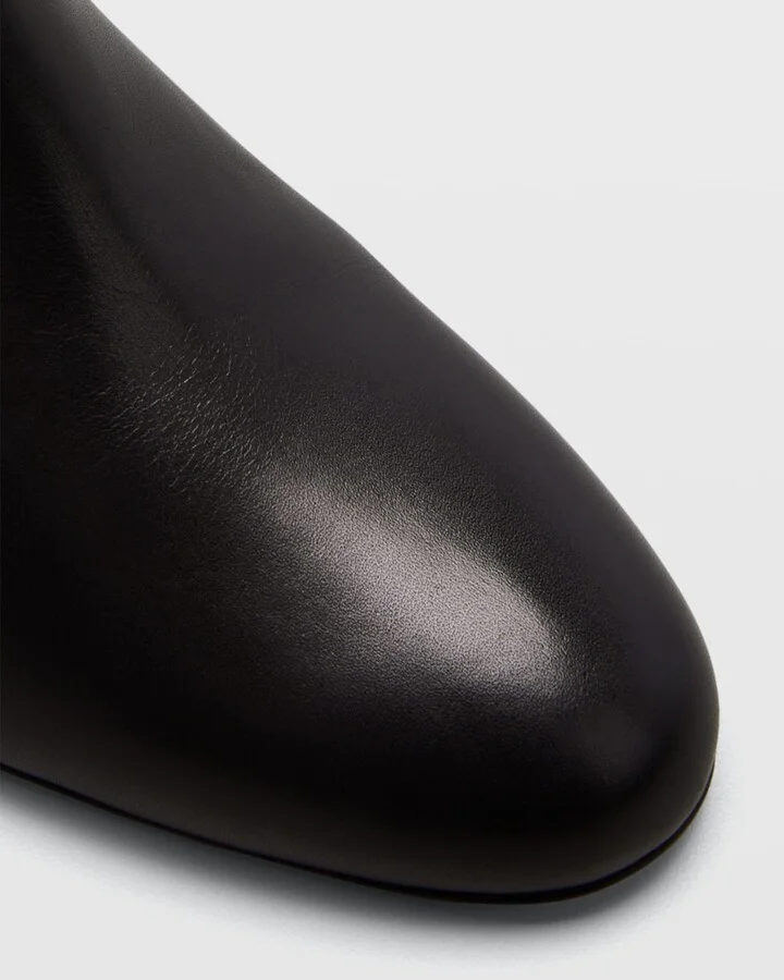 Turela Leather Side-Zip Red Sole Booties - Image 9