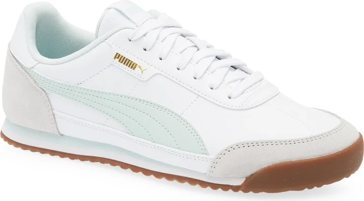 PUMA WHITE-PEACEFUL BLUE