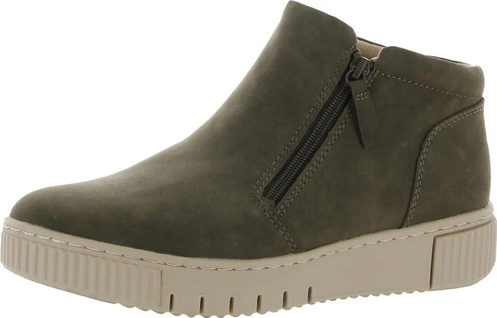 Turner Mid Womens Faux Leather Comfort Booties