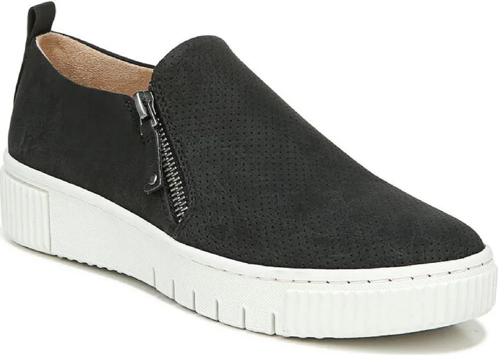 Turner Womens Zipper Slip-On Sneakers