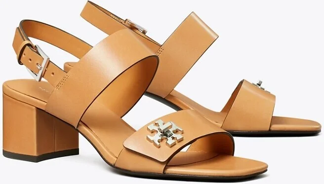 Turnlock Heeled Sandal