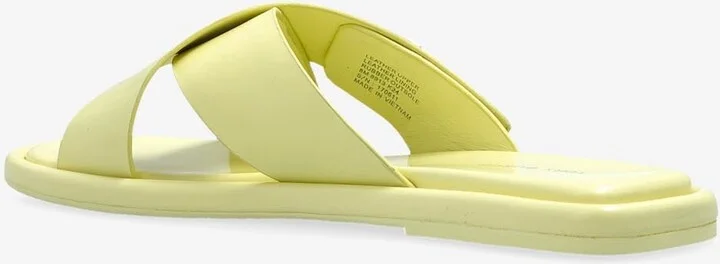 Turnlock Leather Flat Sandals - Image 2