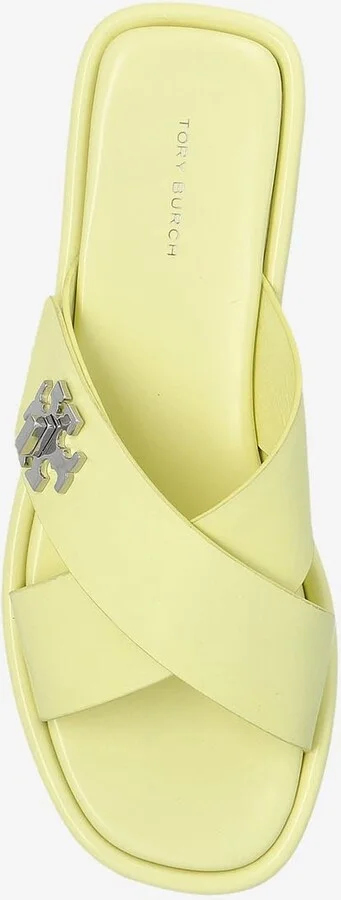Turnlock Leather Flat Sandals - Image 3