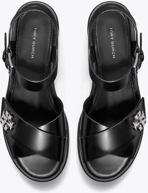 Turnlock Lug Heeled Sandal - Image 4