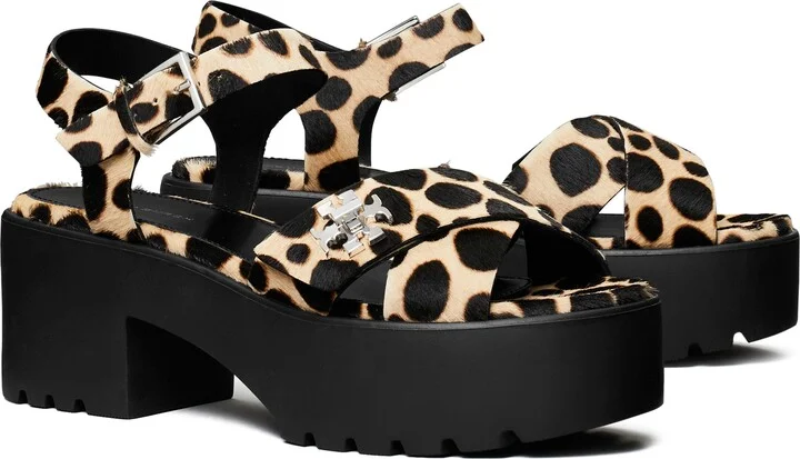 Turnlock Lug Sole Platform Sandal