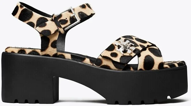 Turnlock Platform Lug Heeled Sandal - Image 2
