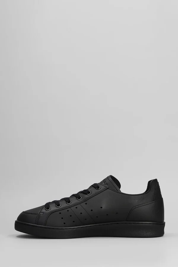Turyn U Sneakers In Black Leather - Image 3