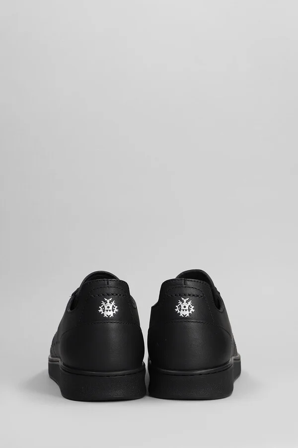 Turyn U Sneakers In Black Leather - Image 4