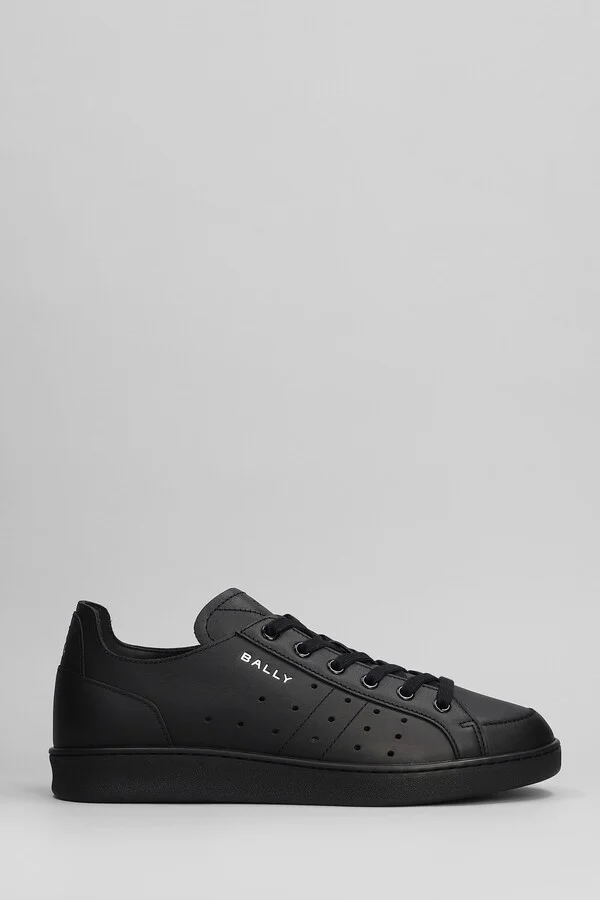 Turyn U Sneakers In Black Leather