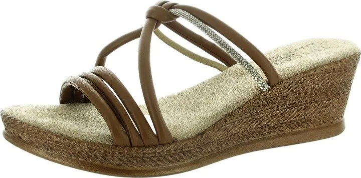 Tuscany by Easy Street Women's Elvera Wedge Sandal