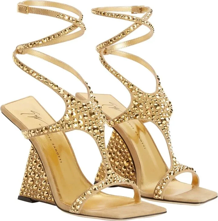 Tutankamon crystal 105mm sandals - Image 2