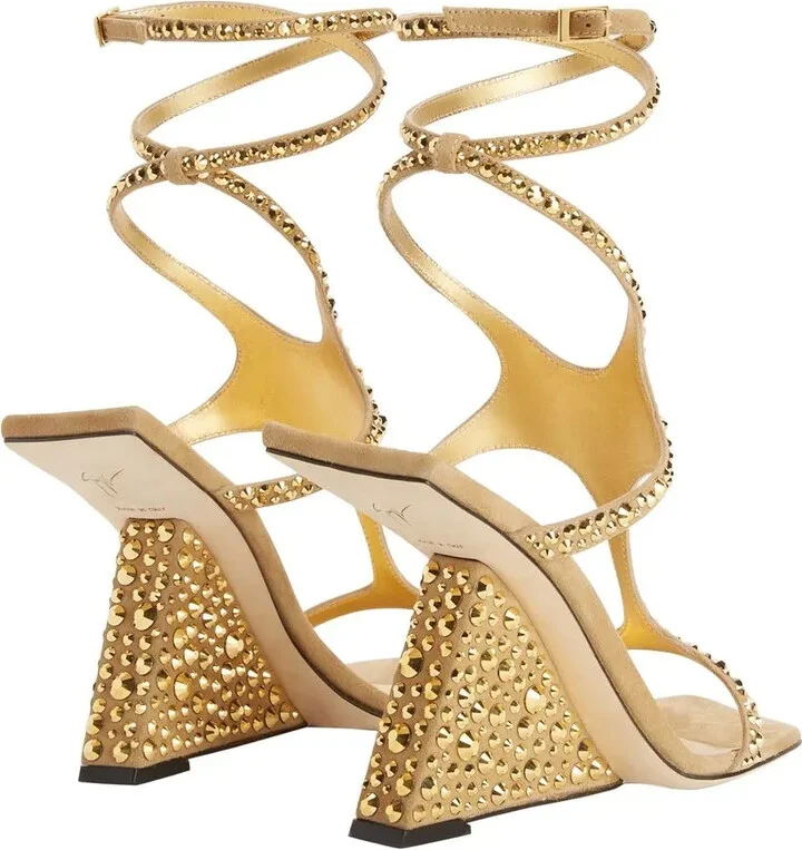 Tutankamon crystal 105mm sandals - Image 3