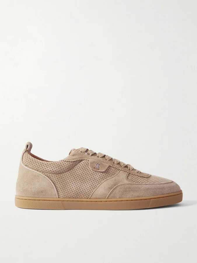 Tutti Rui Perforated Suede Sneakers
