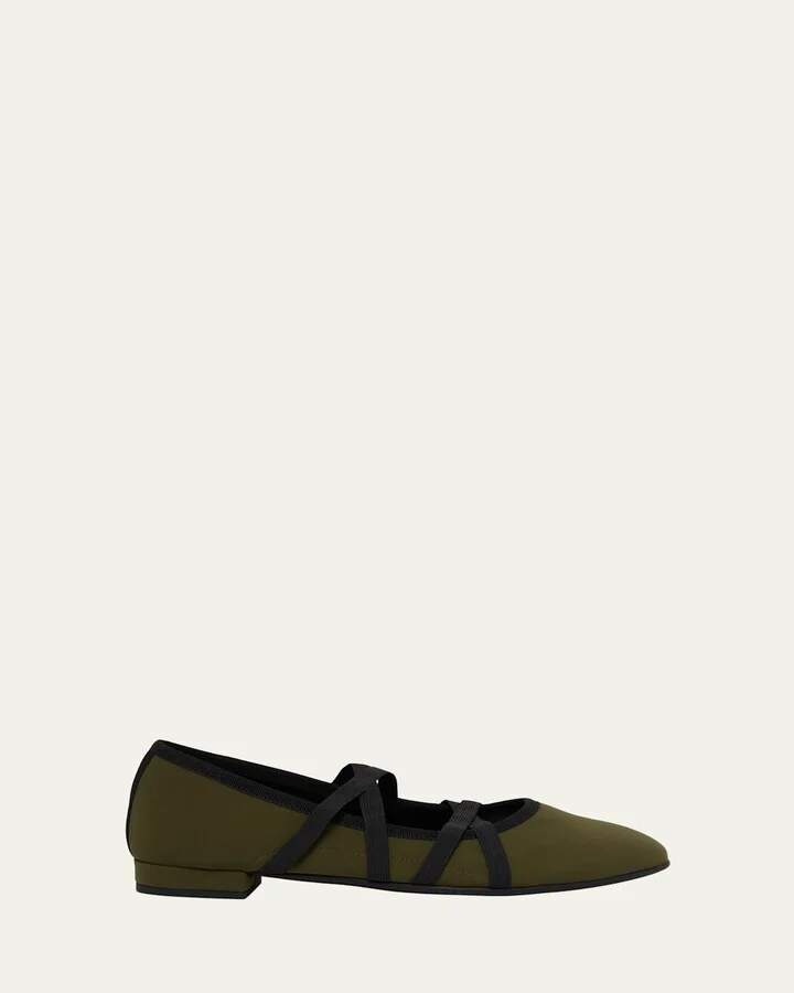 Tutu Crisscross Ballerina Flats