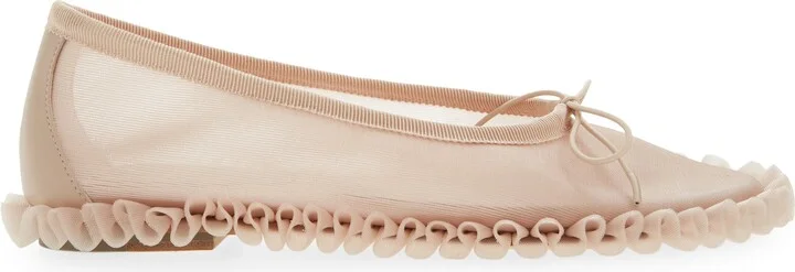 Tutu Frill Mesh Ballet Flat - Image 3