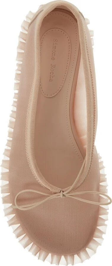 Tutu Frill Mesh Ballet Flat - Image 5