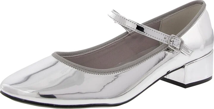 TUTU-R Womens Rhinestone Leather Mary Janes