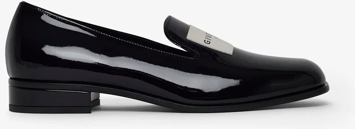 Tux black patent loafers