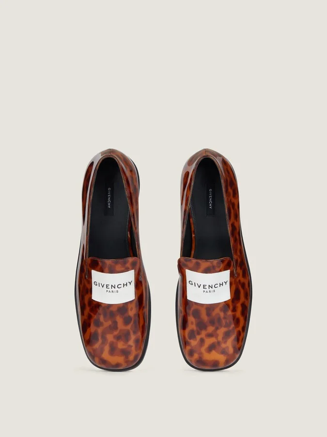 Tux loafers in tortoise shell patent leather - Image 4