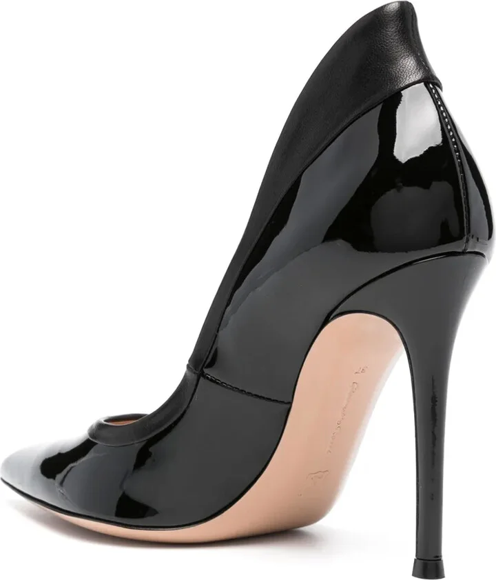 Tuxedo 100mm leather pumps - Image 3