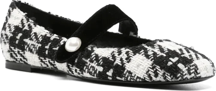 Tweed Ballerina Shoes - Image 2