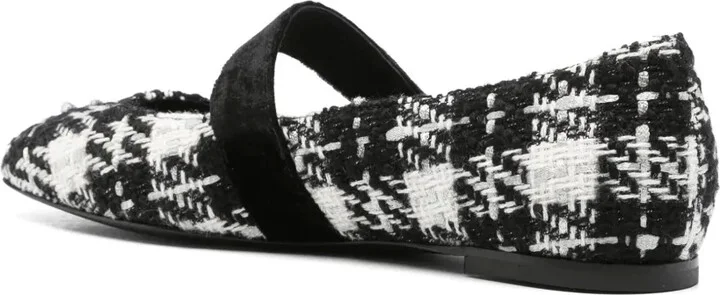 Tweed Ballerina Shoes - Image 3