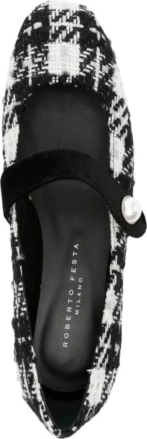 Tweed Ballerina Shoes - Image 4