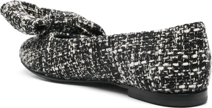Tweed Ballerina Shoes - Image 3