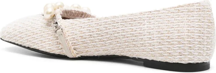 Tweed Ballet Flats - Image 3