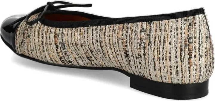 Tweed Cap-Toe Flat Pumps - Image 3