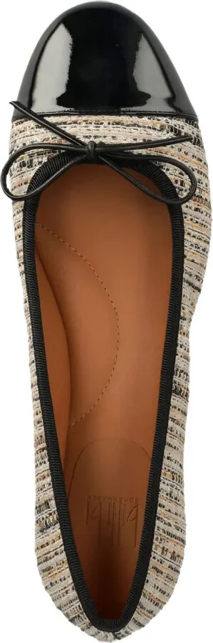 Tweed Cap-Toe Flat Pumps - Image 4