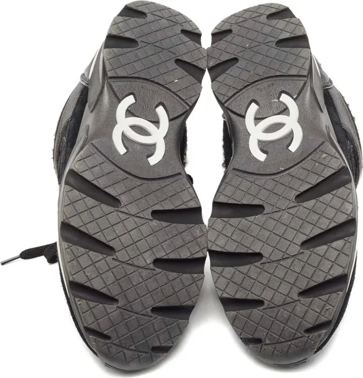 Tweed Leather Sneakers - Image 4