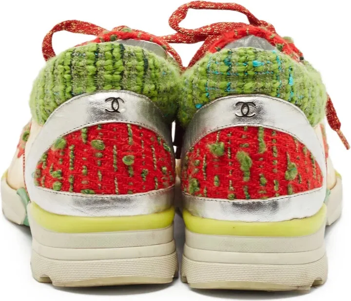 Tweed-Panelled Sneakers - Image 4